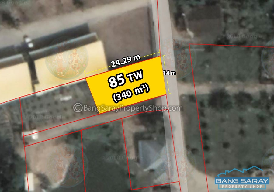 Ocean side Land for Sale 85 TW - Bang Saray Land  For sale