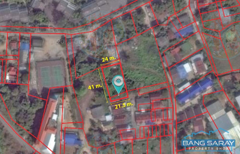 Ocean side Land for Sale in Bang Saray Land  For sale