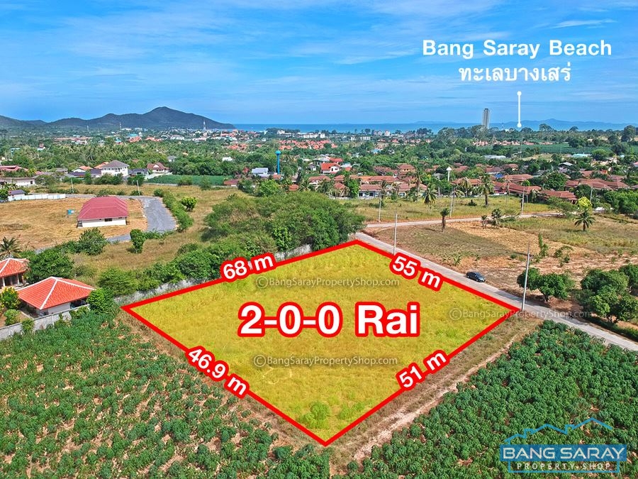 2 Rai of Land for sale in Bang Saray Land  For sale