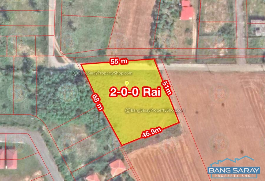 2 Rai of Land for sale in Bang Saray Land  For sale