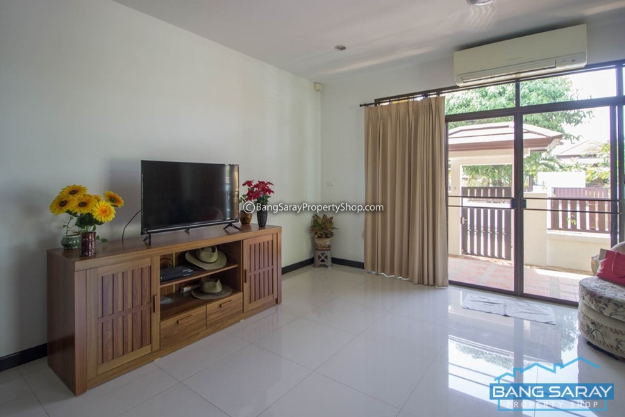 Single story Pool Villa Bali style for Sale in Bang Saray  House  For sale