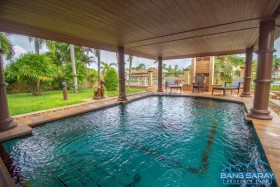 Two Storey Pool Villa With Lake View For Sale - 5 Bedrooms House For Sale In Na-Jomtien, Na Jomtien