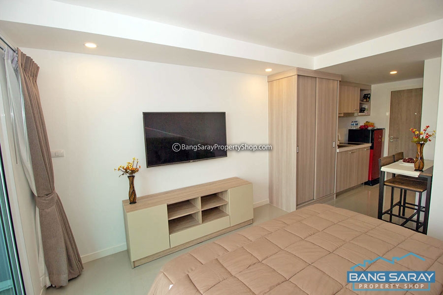 Sea view Condominium with fully furnished for sale in Bang Saray Condo  For sale