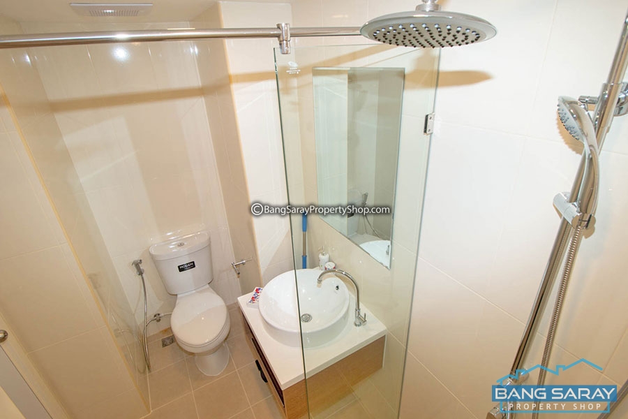 Sea view Condominium with fully furnished for sale in Bang Saray Condo  For sale