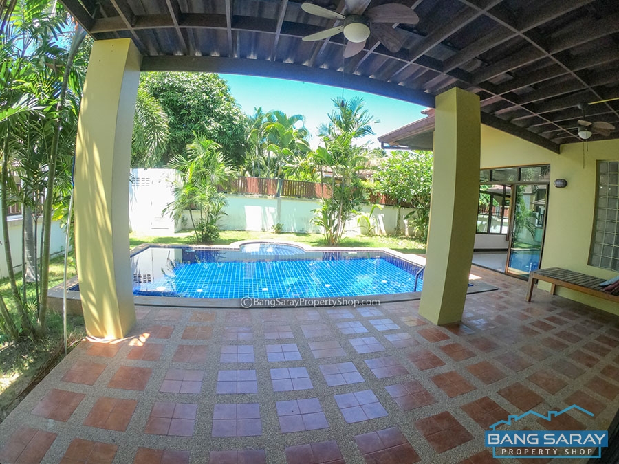 Pool villa Bali style for Sale, close to Bang Saray Beach House  For sale