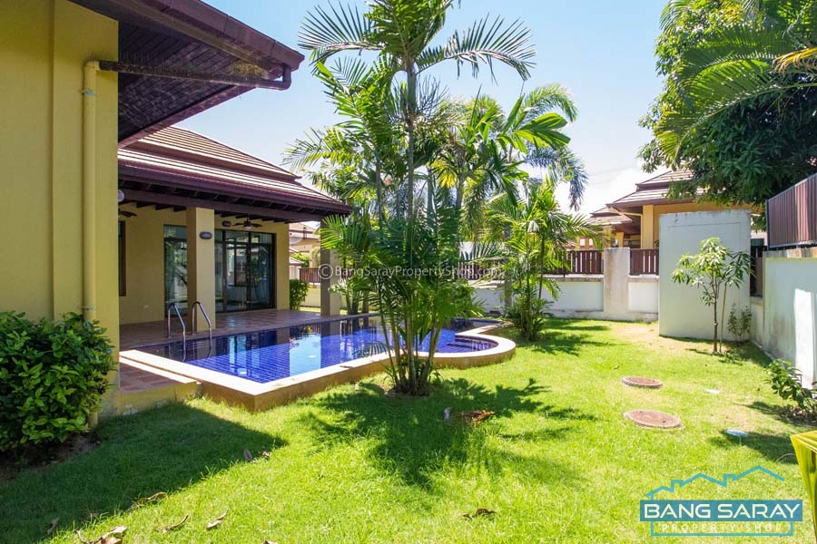 Pool villa Bali style for Sale, close to Bang Saray Beach House  For sale