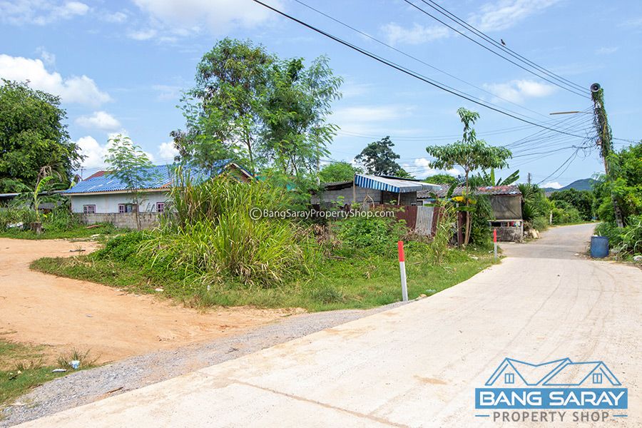  Land for Sale in Bang Saray Only 600m. from Sukhumvit Rd. Land  For sale