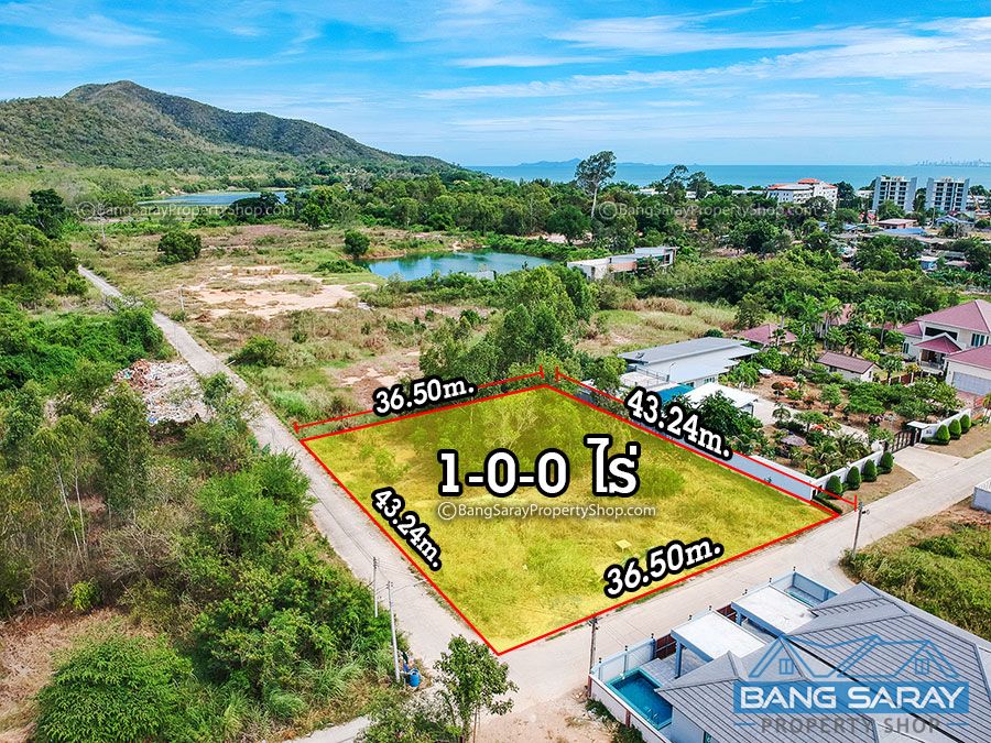 Ocean side Land for Sale in Bang Saray Land  For sale