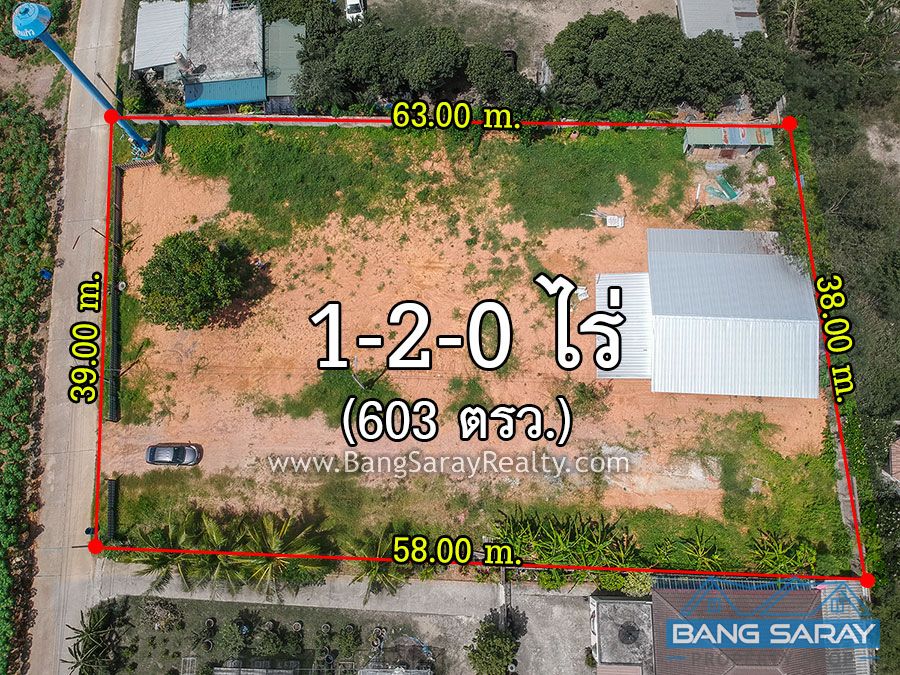 Land for Sale in Bang Saray Only 2.5 km. from the Beach. Land  For sale