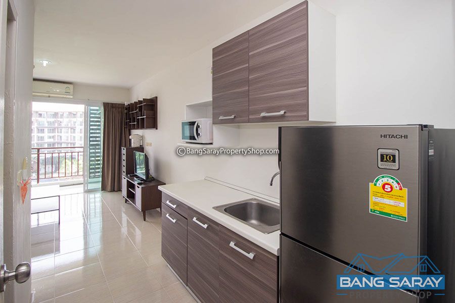 One Bedroom Codo for Sale in Bang Saray, Pool & Lake View Condo  For sale