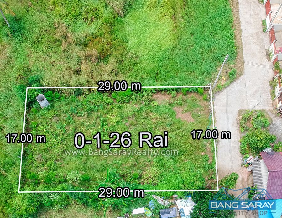 126 Sqw of Land for Sale in Bang Saray Eastside Land  For sale