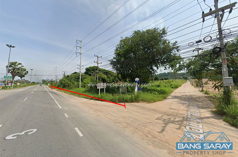 11 Rai of Land for Sale Next to Sukhumvit Road Bang Saray Land  For sale