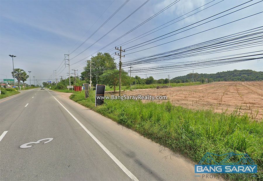 11 Rai of Land for Sale Next to Sukhumvit Road Bang Saray Land  For sale