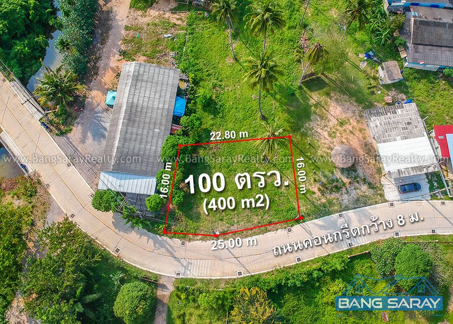 400 m2 Plot Of Land for Sale in Soi Silver Lake Land  For sale