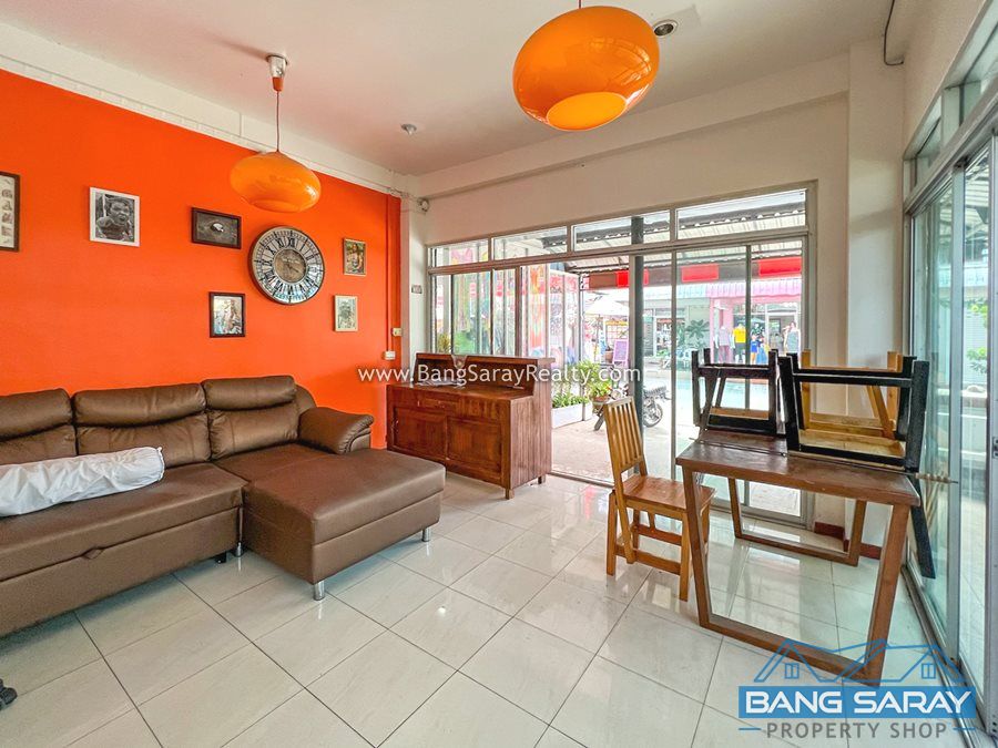 Corner unit Shophouse for Sale in Bang Saray Beachside Commercial  For sale