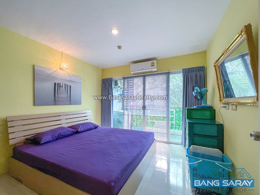 Corner unit Condo for Sale in Bang Saray, with Lake view. Condo  For sale