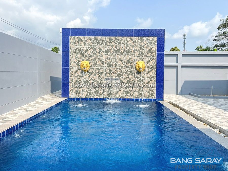 Luxury Pool Villa for Sale in Bang Saray (Brand new!) House  For sale