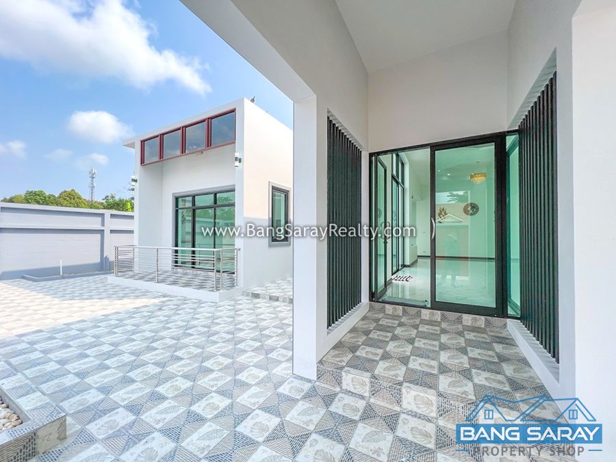 Luxury Pool Villa for Sale in Bang Saray (Brand new!) House  For sale