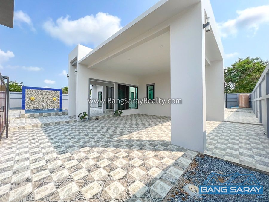 Luxury Pool Villa for Sale in Bang Saray (Brand new!) House  For sale