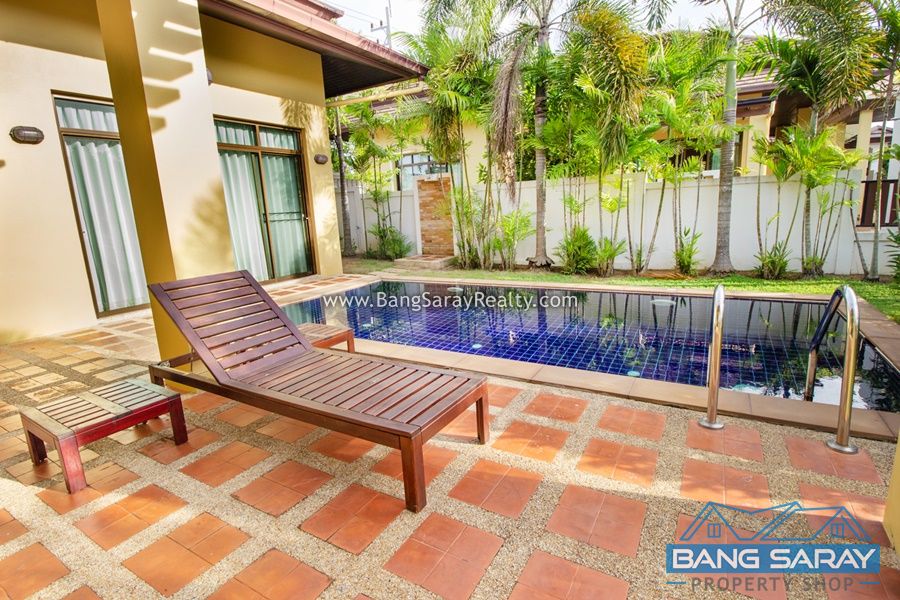 Pool Villa for Rent, 5 minutes to Bang Saray Beach House  For rent