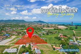 6 Rai Of Land For Sale, 3Km From Bang Saray Beach -  Land For Sale In Bang Saray, Na Jomtien