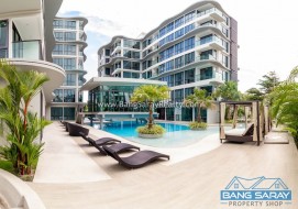 One Bed Condo For Rent, Only 100m. To Beach - 1 Bedroom Condo For Rent In Bang Saray, Na Jomtien