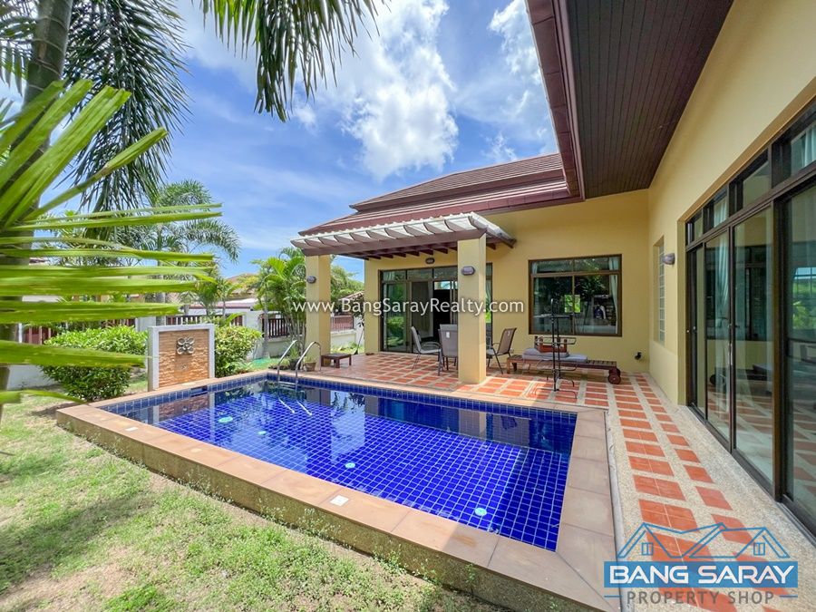 Pool Villa for Rent, 5 minutes to Bang Saray Beach House  For rent