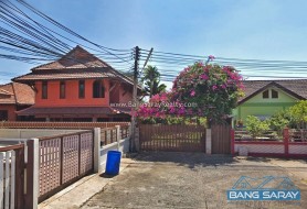 Two Storey House For Sale, 400m. From Sukhumvit Rd. - 5 Bedrooms House For Sale In Bang Saray, Na Jomtien