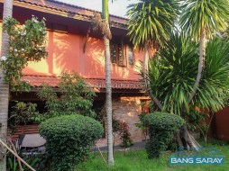 Two Storey House For Sale, 400m. From Sukhumvit Rd. - 5 Bedrooms House For Sale In Bang Saray, Na Jomtien