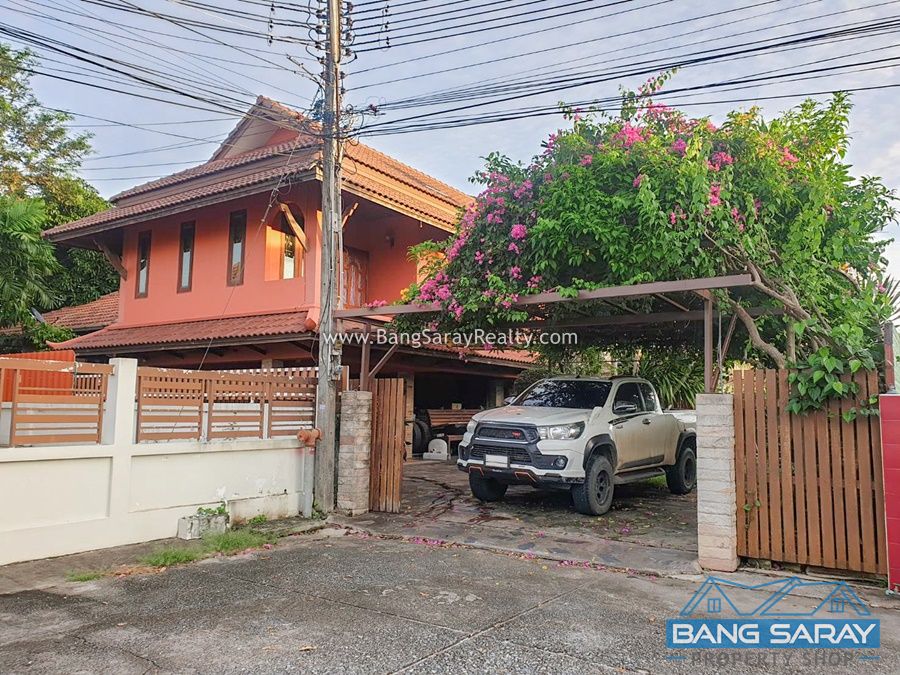 Two Storey house for sale, 400m. from Sukhumvit rd. House  For sale