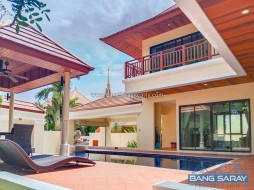 Two Story Pool Villa, Only 100 M. From The Beach. - 3 Bedrooms House For Sale In Bang Saray, Na Jomtien