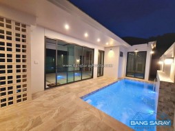 Private Pool Villa Modern Tropical Style - 2 Bedrooms House For Sale In Bang Saray, Na Jomtien