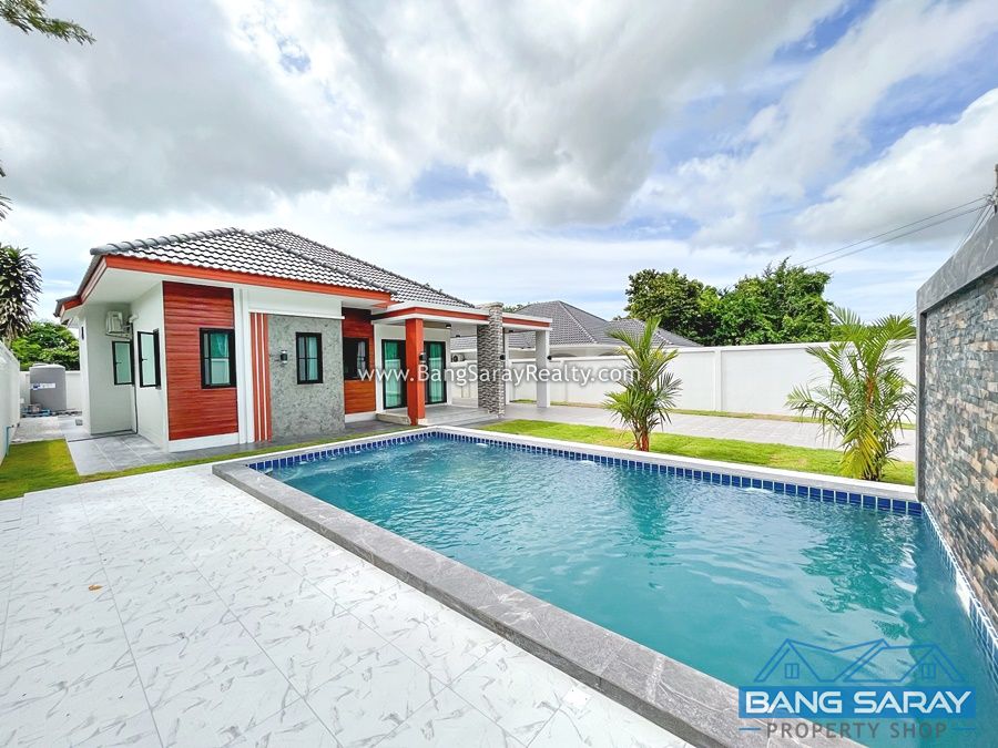  Brand new! Pool Villa for Sale in Bang Saray House  For sale