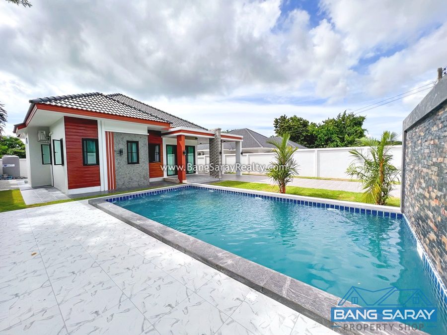  Brand new! Pool Villa for Sale in Bang Saray House  For sale