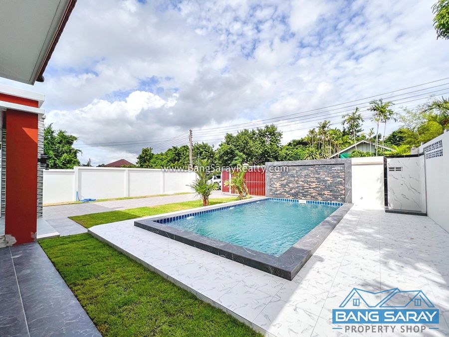  Brand new! Pool Villa for Sale in Bang Saray House  For sale