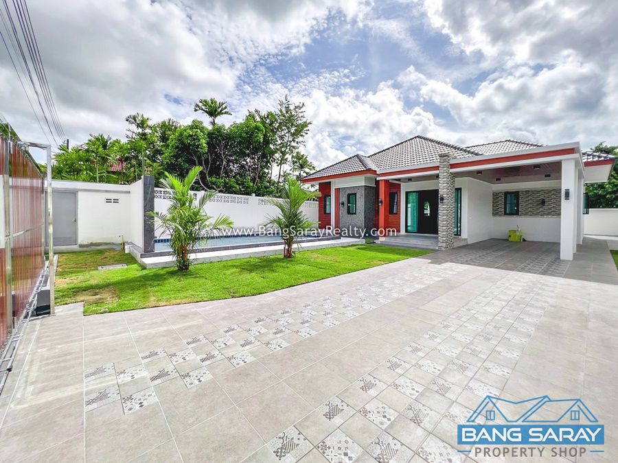  Brand new! Pool Villa for Sale in Bang Saray House  For sale