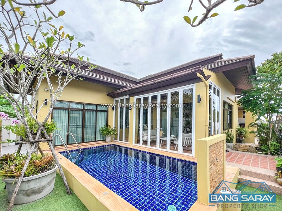 Pool Villa for Sale in Ocean Side Bang Saray House  For sale