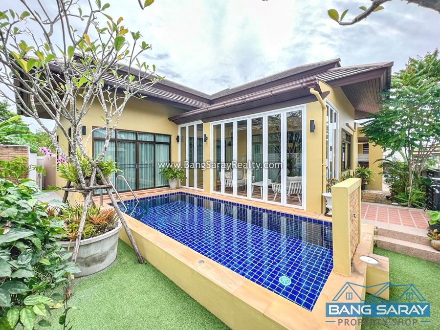 Pool Villa for Sale in Ocean Side Bang Saray House  For sale