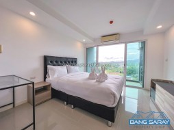 Sea & Mountain View Condo For Sale 250m To Beach FQ - Studio Condo For Sale In Bang Saray, Na Jomtien