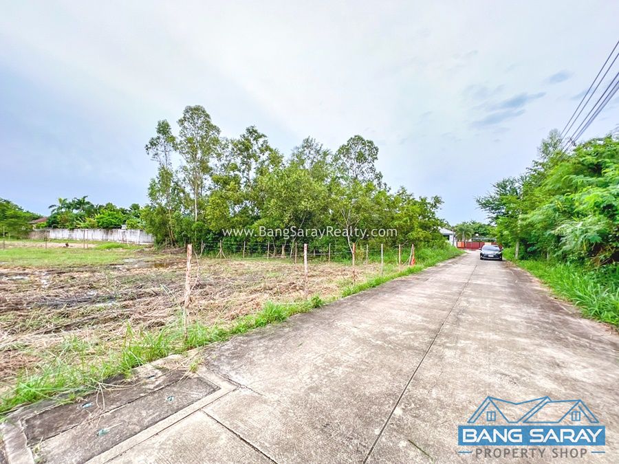 2 Rai of Land for Sale in Bang Saray Beachside, Corner Plot Land  For sale