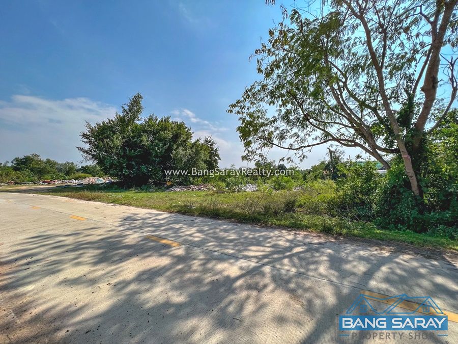 3 Rai 154 Sqw for Sale in Na Jomtien, 400m. from Motorway Land  For sale