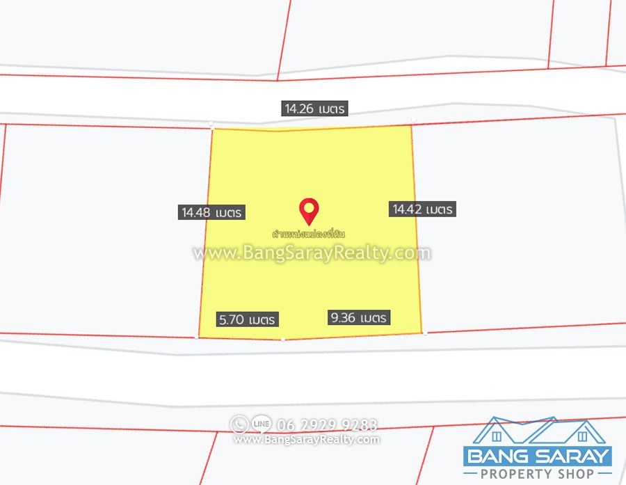 Land for Sale in Bang Saray Beachside  Land  For sale