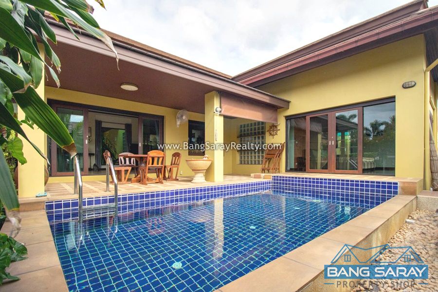 Pool villa bali style  for Rent in Bang Saray, Close to Beach House  For rent