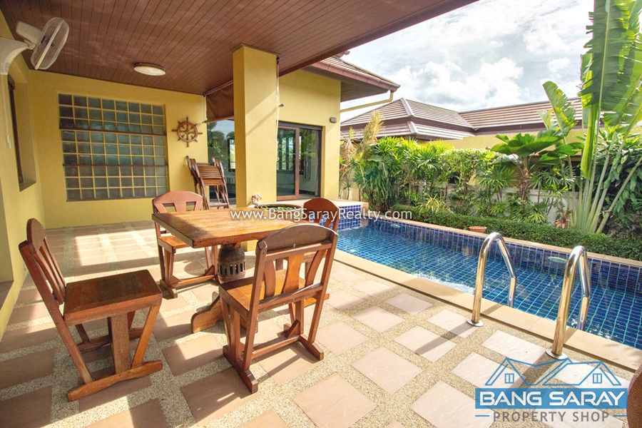 Pool villa bali style  for Rent in Bang Saray, Close to Beach House  For rent