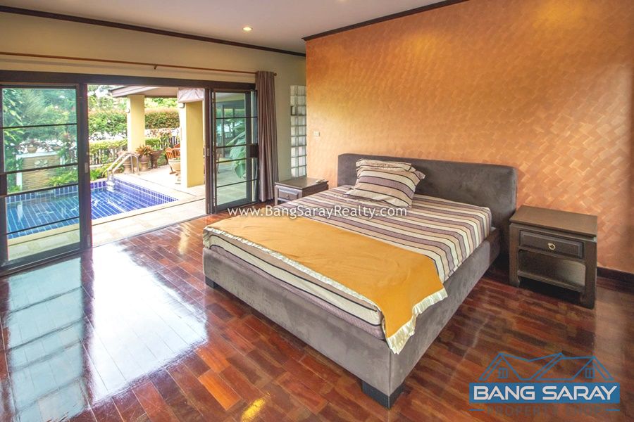 Pool villa bali style  for Rent in Bang Saray, Close to Beach House  For rent