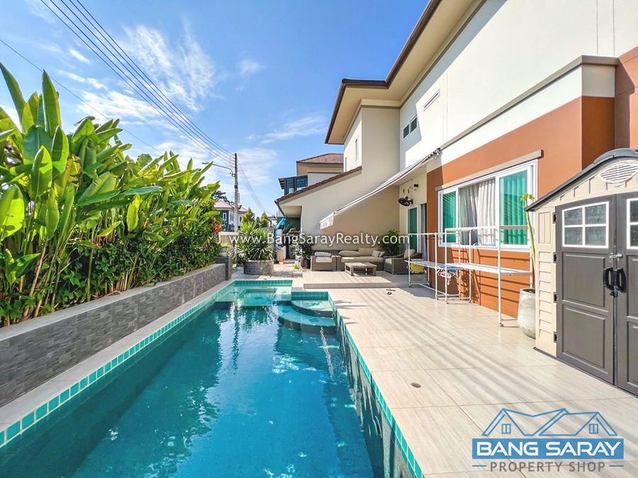 Two Story Pool Villa for Sale in Bang Saray House  For sale