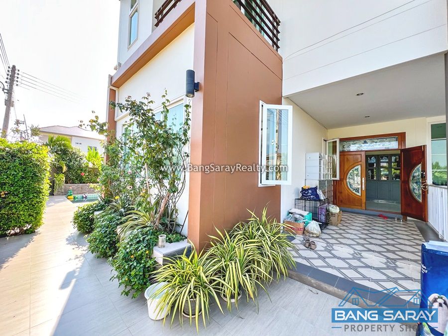 Two Story Pool Villa for Sale in Bang Saray House  For sale