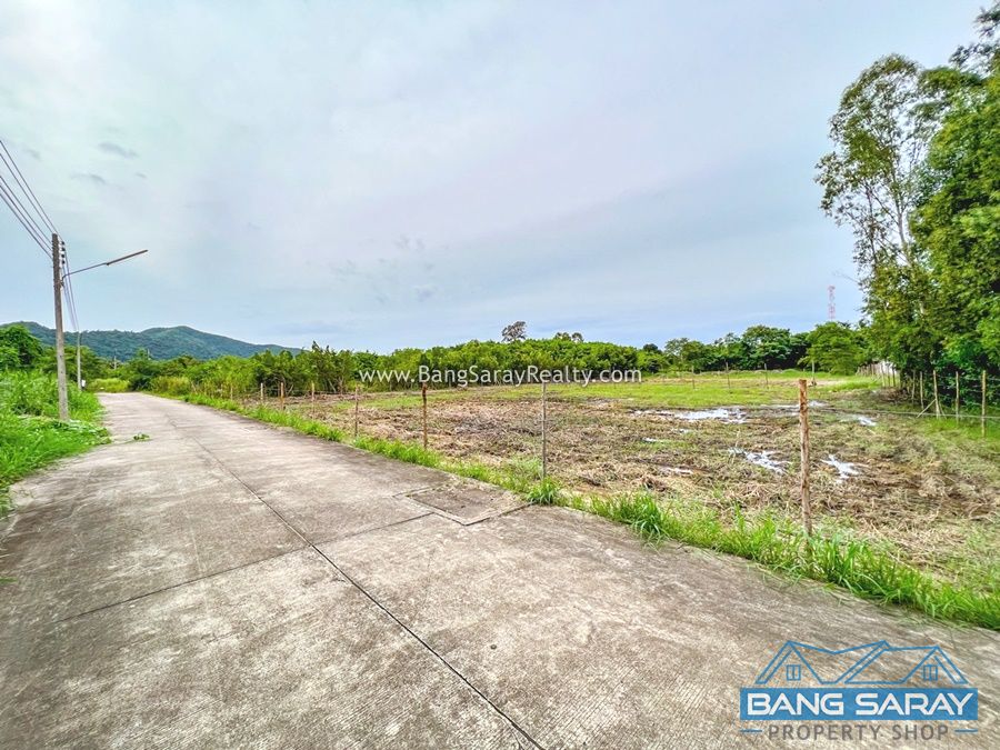 One Rai of Land for Sale in Bang Saray Beachside  Land  For sale