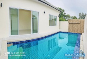 Brand New House With Private Pool For Sale - 3 Bedrooms House For Sale In Huay Yai, Na Jomtien