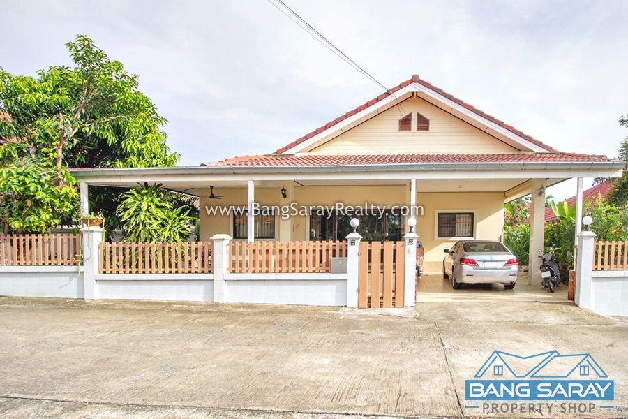 Single storey house for Sale in Bang Saray House  For sale